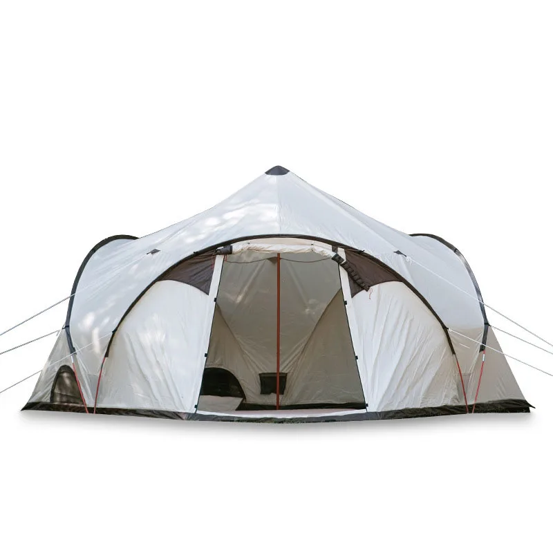 Outdoor camping large   family-style camping house family tent