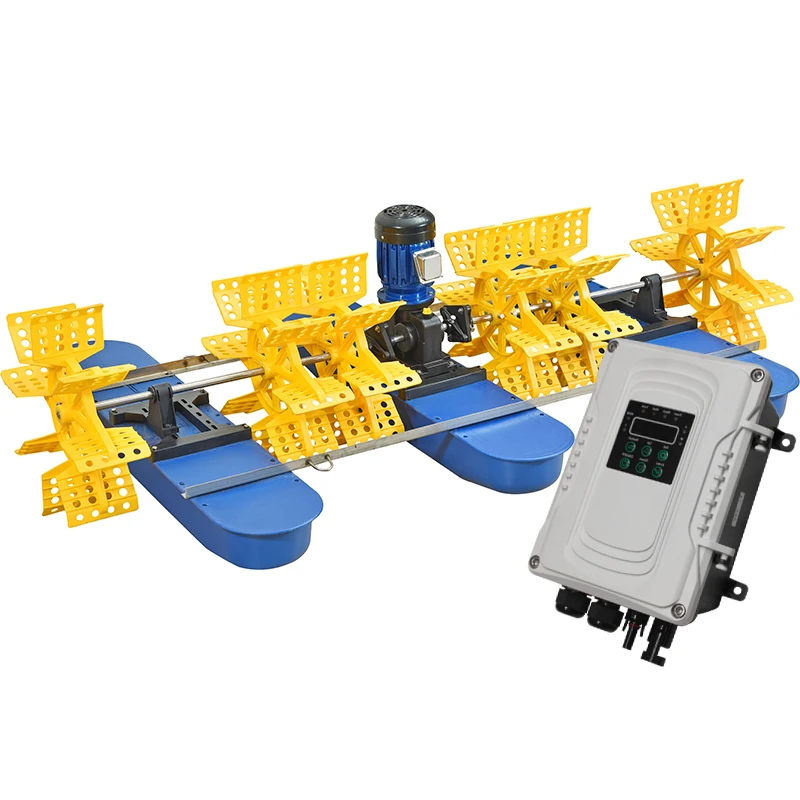 solar pond fountain aerator paddle wheel aerator solar panel pond aerator