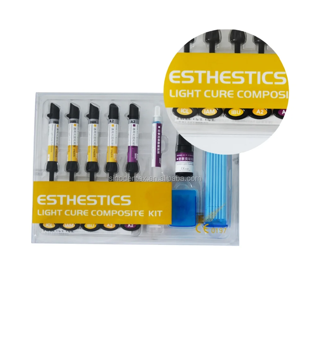 Dental Esthetic composite resin for enamel INC light cure China supplier
