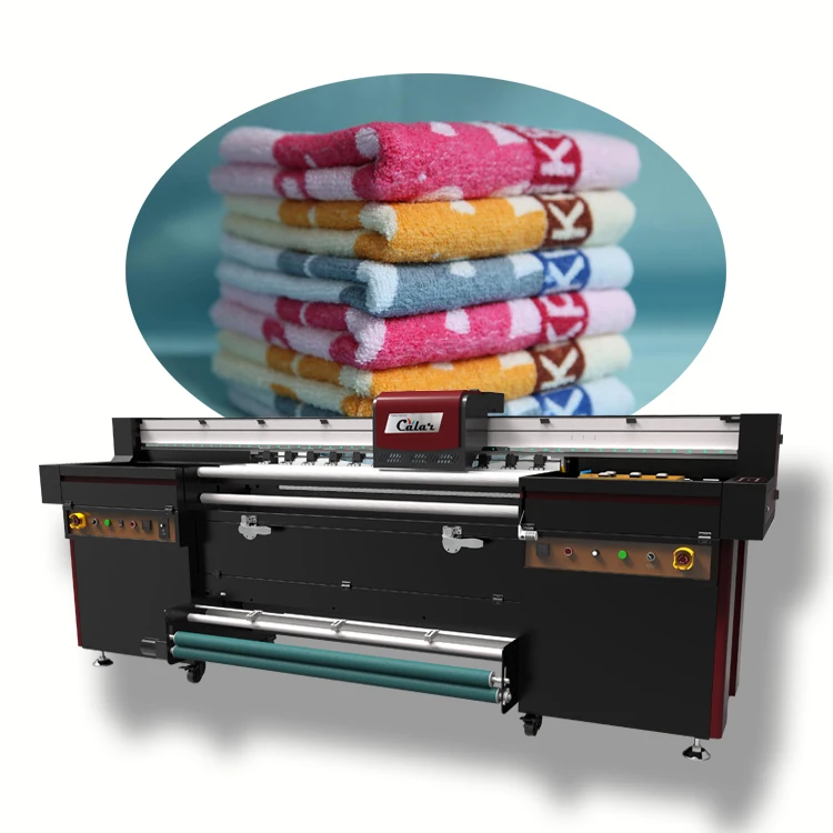 
direct textile fabric printing machine digital inkjet printer 4 towel 