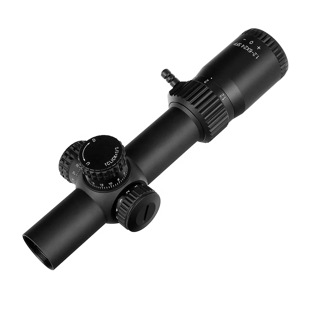 Ohhunt OEM Optics 30mm Tube 1.2-6X24 SFP Hunting Sight Red Illuminated Compact Tactical Scopes