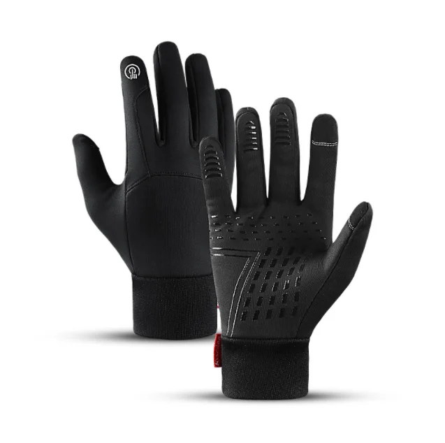 Waterproof screen touch warm non slip bike bicycle hand gloves for bike riding