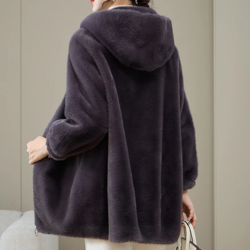 Wholesale Women Winter Clothes New Plus Size Coats For Ladies Fur Winter Coat Mink Women Mink Fur Coats For Women