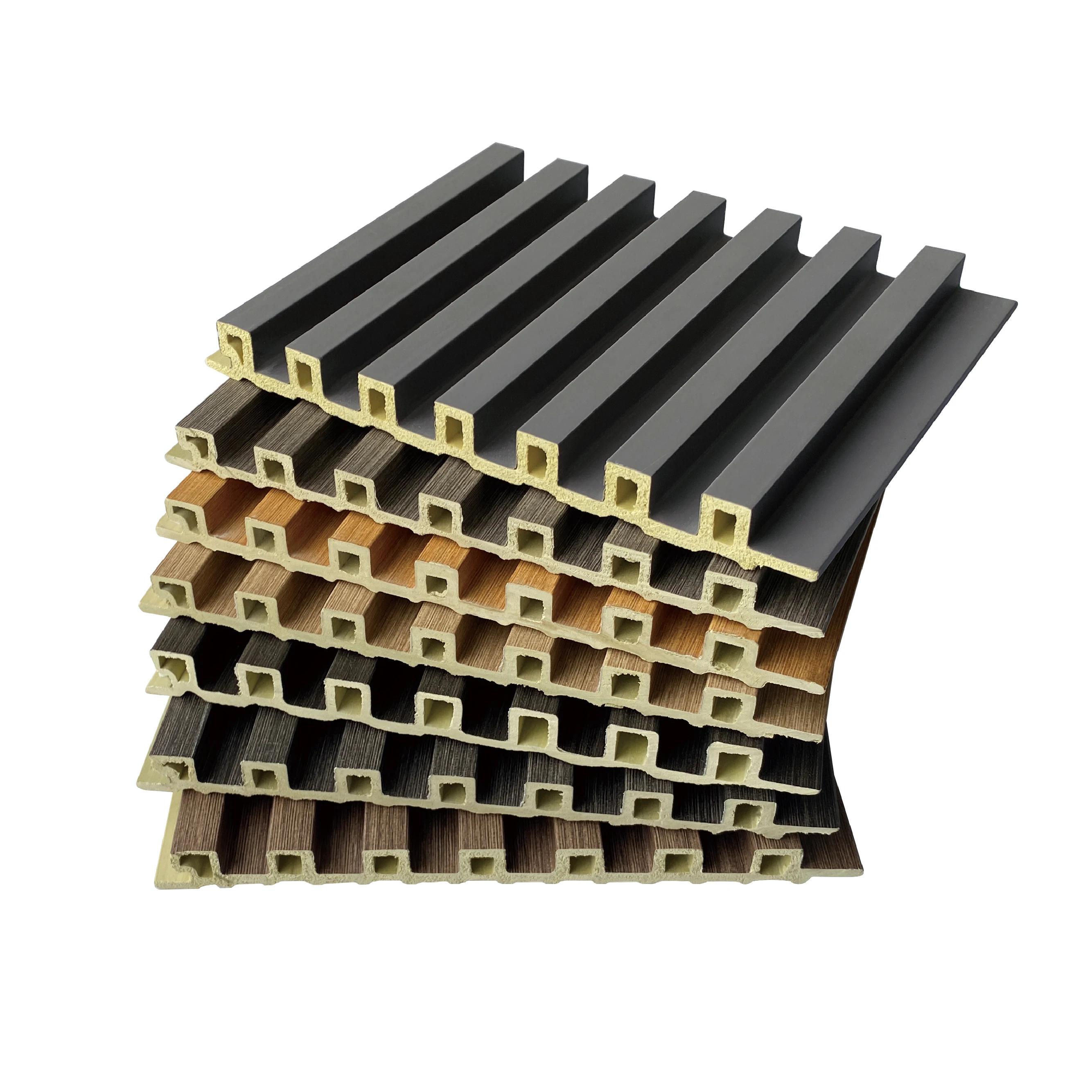 Foshan Rucca PVC Wood Composite Wall Panel For Interior Decoration,Exterior Wall panels