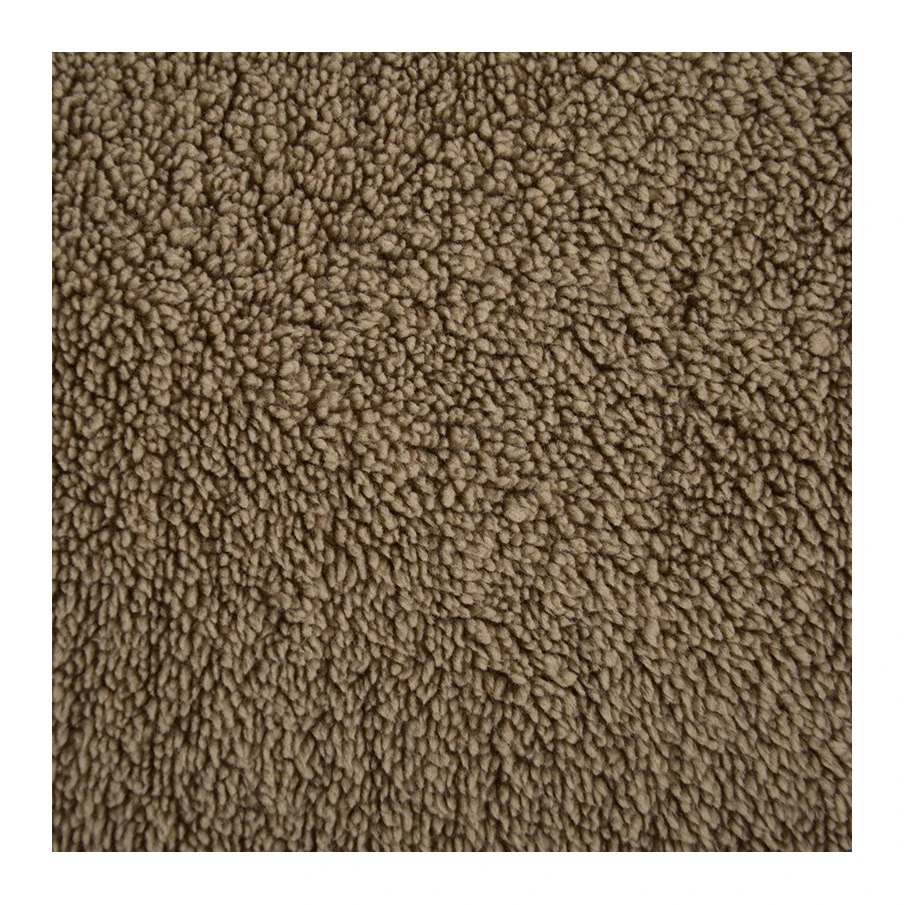 100% Polyester Home Textile Faux Fur Upholstery Knitted Sherpa Fleece Fabric