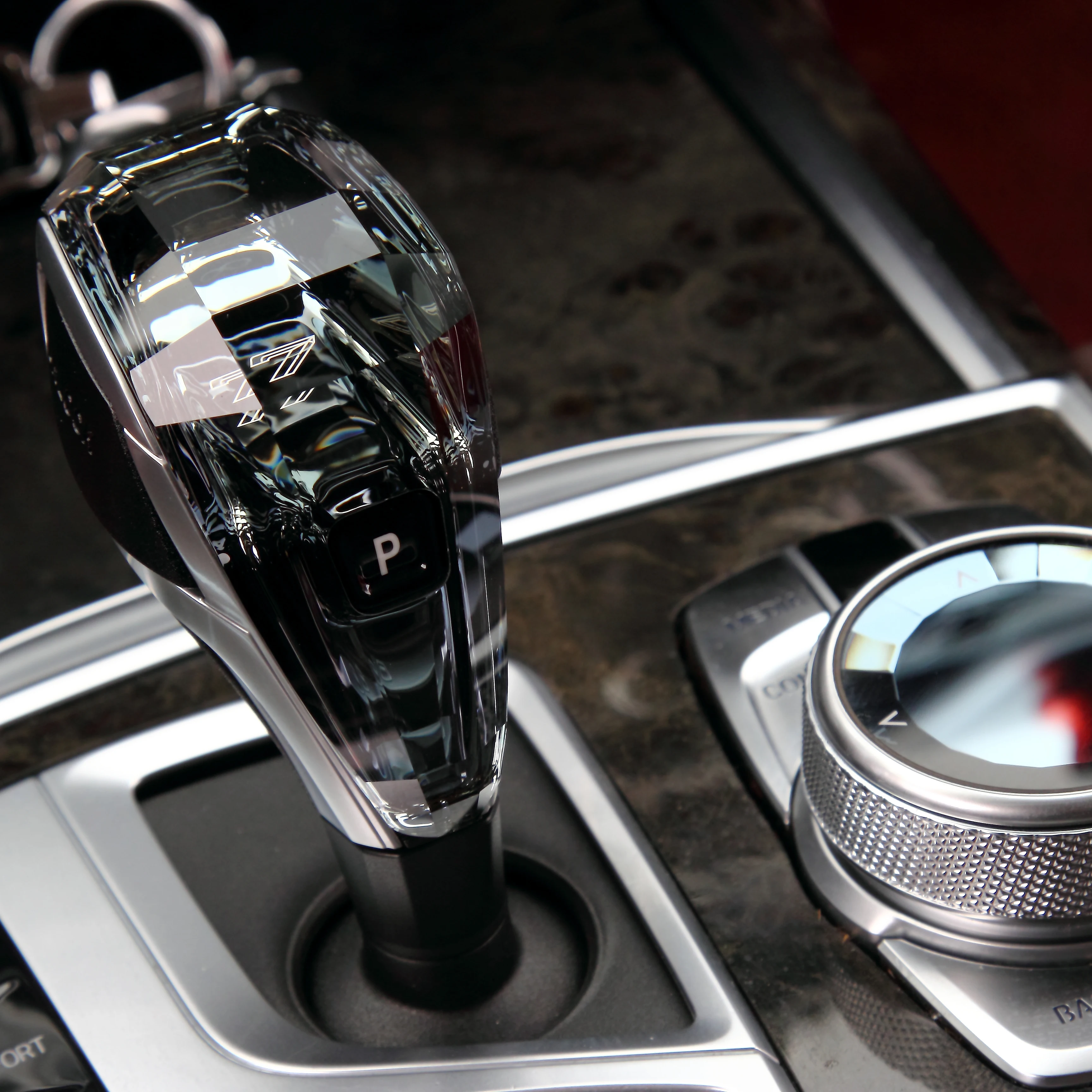 Hot sale custom crystal gear shift knob jdm for BMW 7 series chassis F02 2011-2014