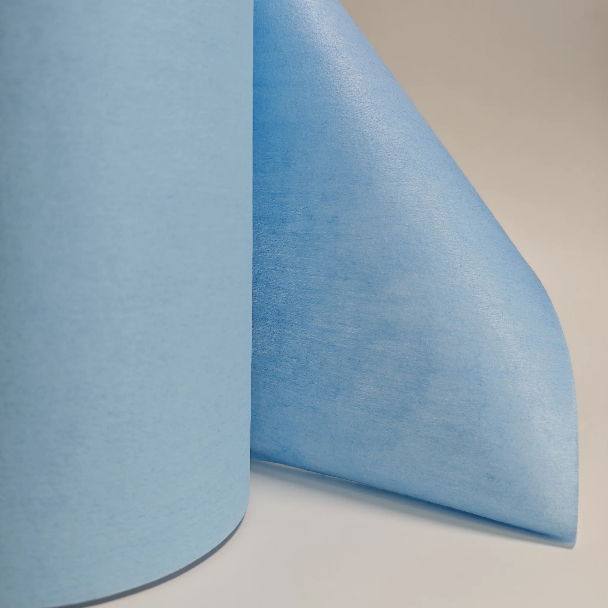 raw material  spunlace viscose +PE FILM laminated non woven fabric for making medical absorbent  pad