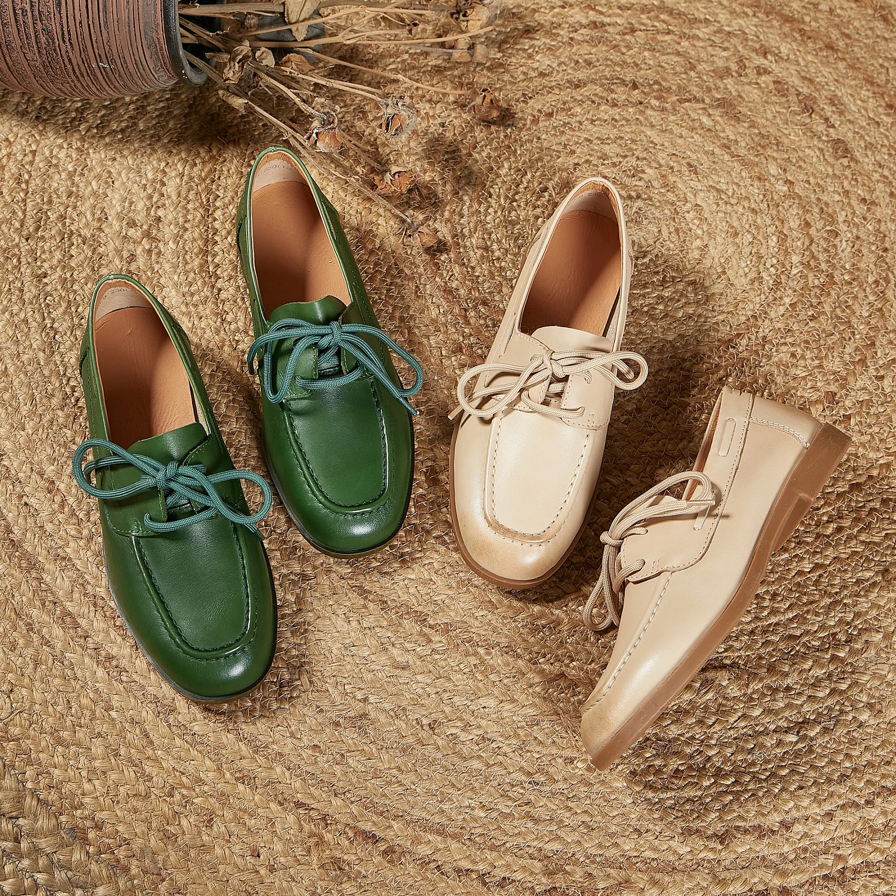 New trend classic style british style leather handmade custom for women ladies flat sandals shoes wholesale factory direct