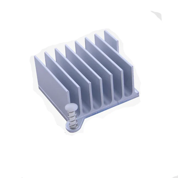 High Quality 50W LED Heatsink IP68 Aluminum Custom Black Body with Silver Finish Square Pattern Anode Cold Forging Factory OEM