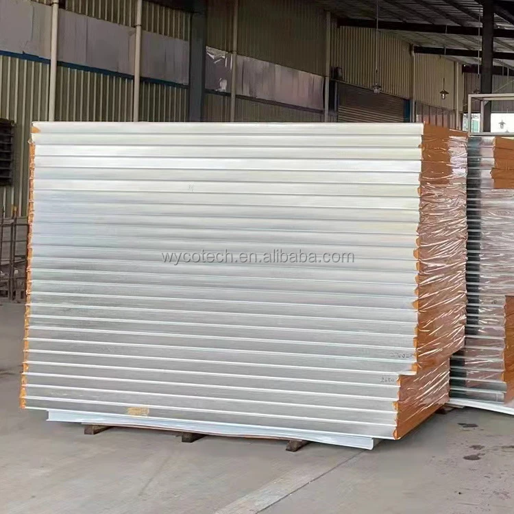 40mm Polyurethane Sandwich Panel with 0.4 mm & 0.45 mm Aluminium Insulation Materials  for cigar room House Wine Cellar Cooler