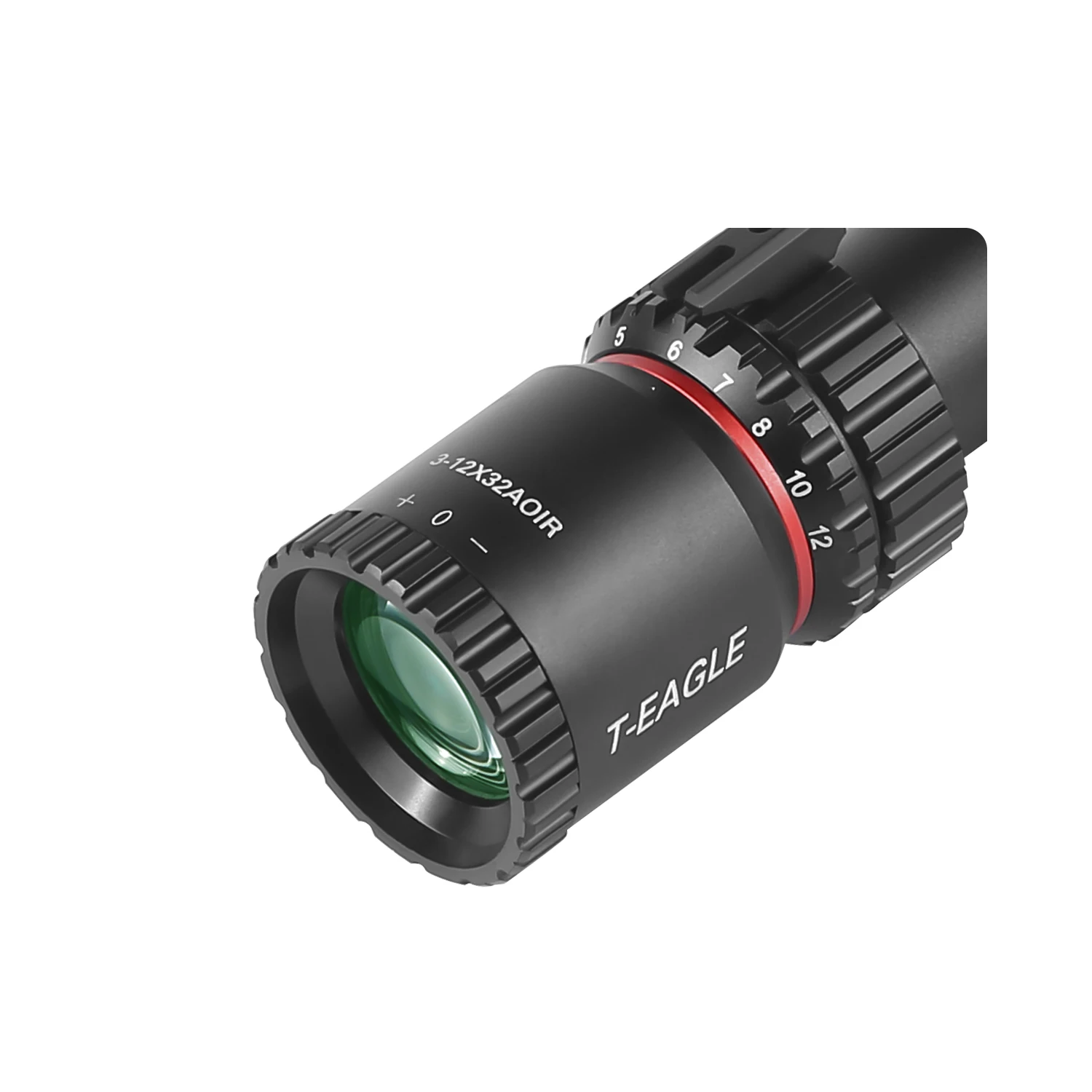 Factory selling  T-EAGLE SR 3-12x32 AO FFP Outdoor Sport Scope Red Green Illuminated scope