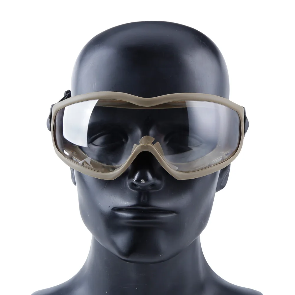 WoSporT  Ant Shape Tactical Military Full Face Mask with goggles for Outdoor Sports Airsoft Paintball