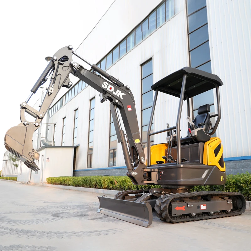 Free Shipping Mini Small Excavators 1 ton Machine Prices Farm Used New Crawler Digger Kubota Engine Mini Excavator 2 Ton Prices