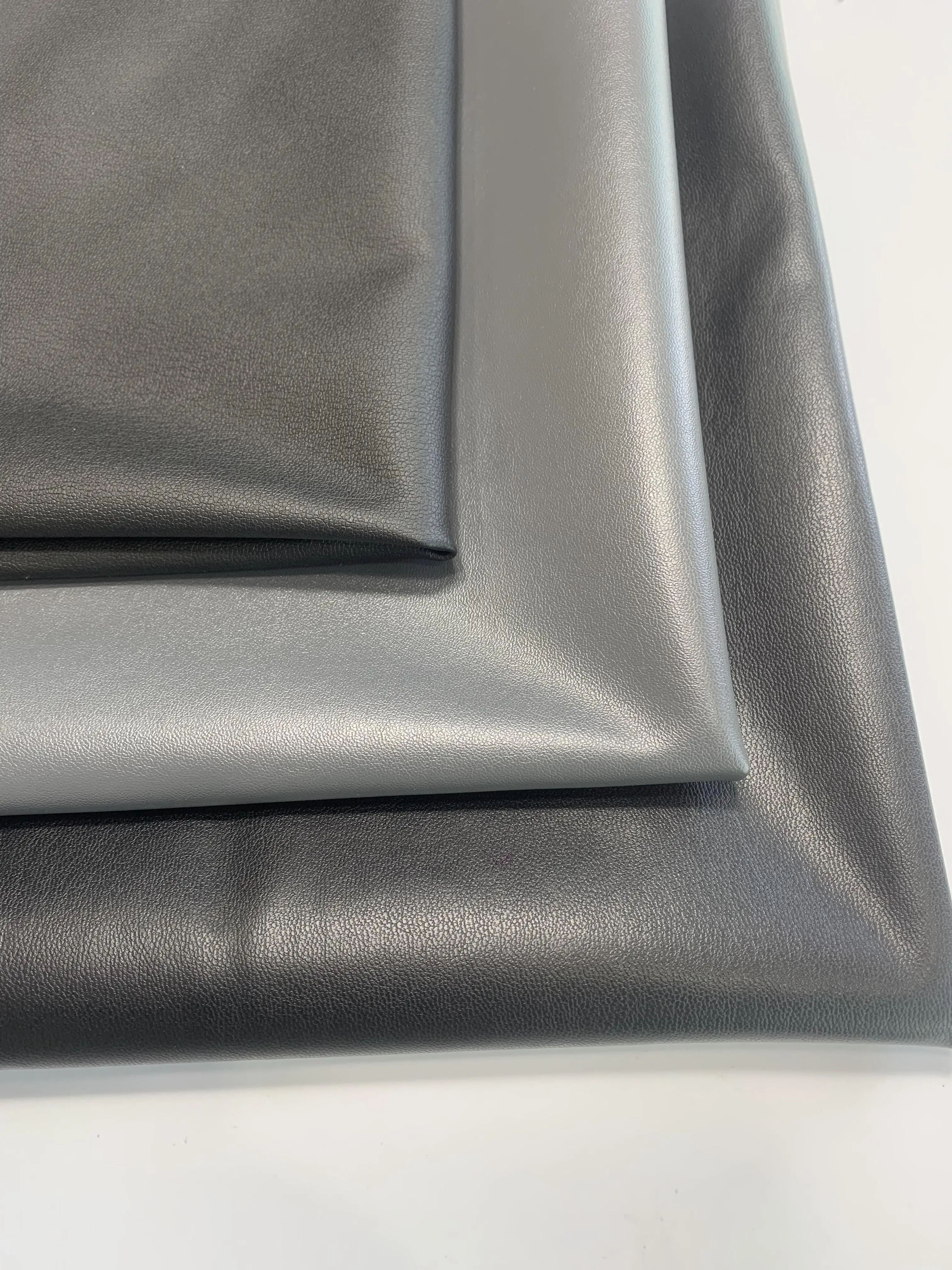 new development bamboo fiber  sustainable bio base leather rolls for handbag and shoe upper materials