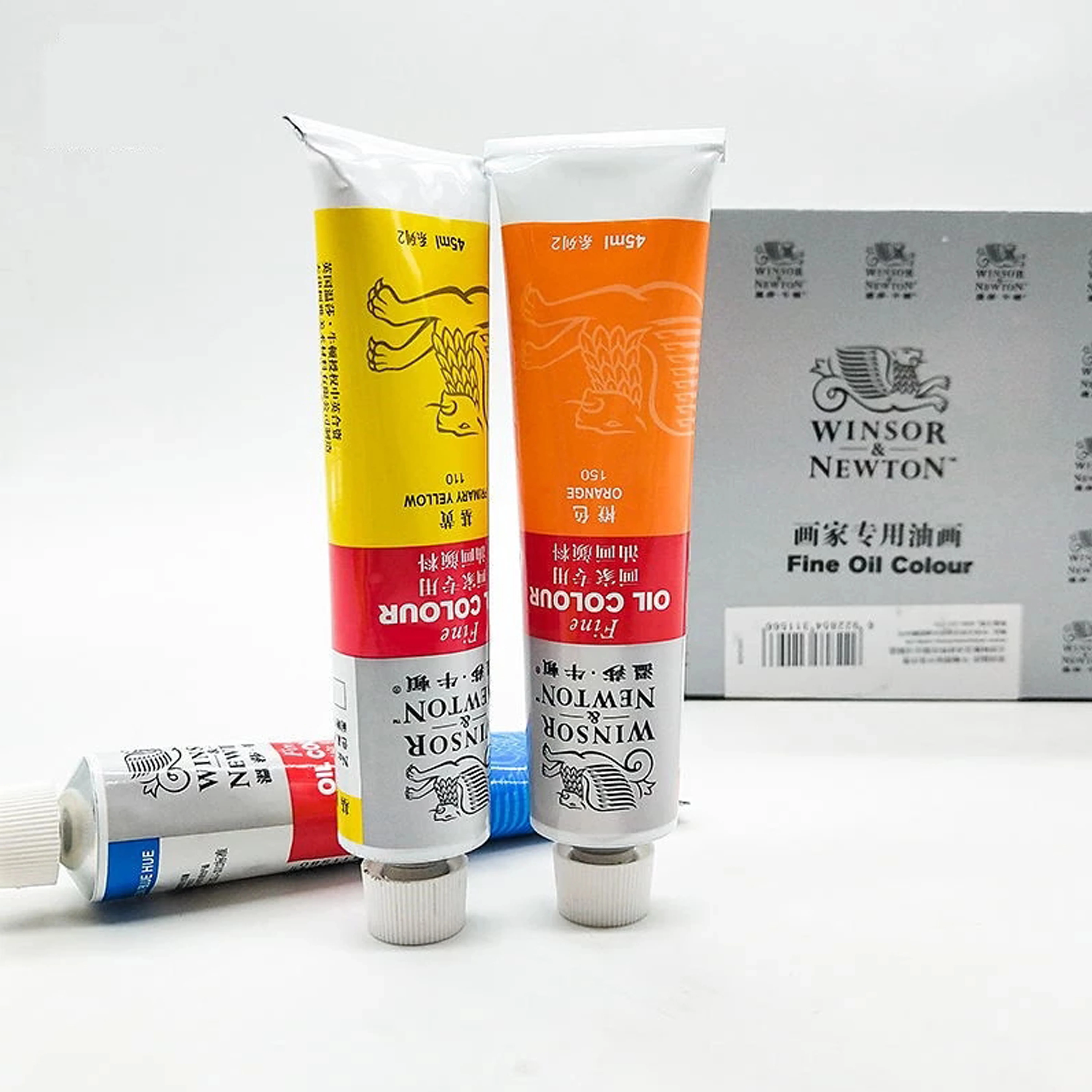 Виндзорский Ньютон 24 цвета 45 мл масляная краска Одиночная алюминиевая трубка Начинающий художник специальная художественный инструмент для рисования