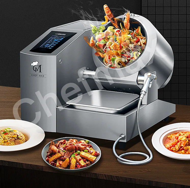 Chefmax Industrial chain restaurant hotel canteen fast food snack shop High Quality Non Stick Fish Potato Candy Cooking Machine