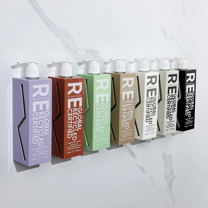 Supplier Cheaper Luxury Eco GRS Recycled Plastic 400ml Hnad Soap Flash Floating Dispenser for Hotel Kitchen