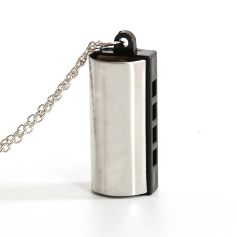 Wholesale colorful 4 holes harmonica chromatic creative design kids small toy mini keychain harmonica