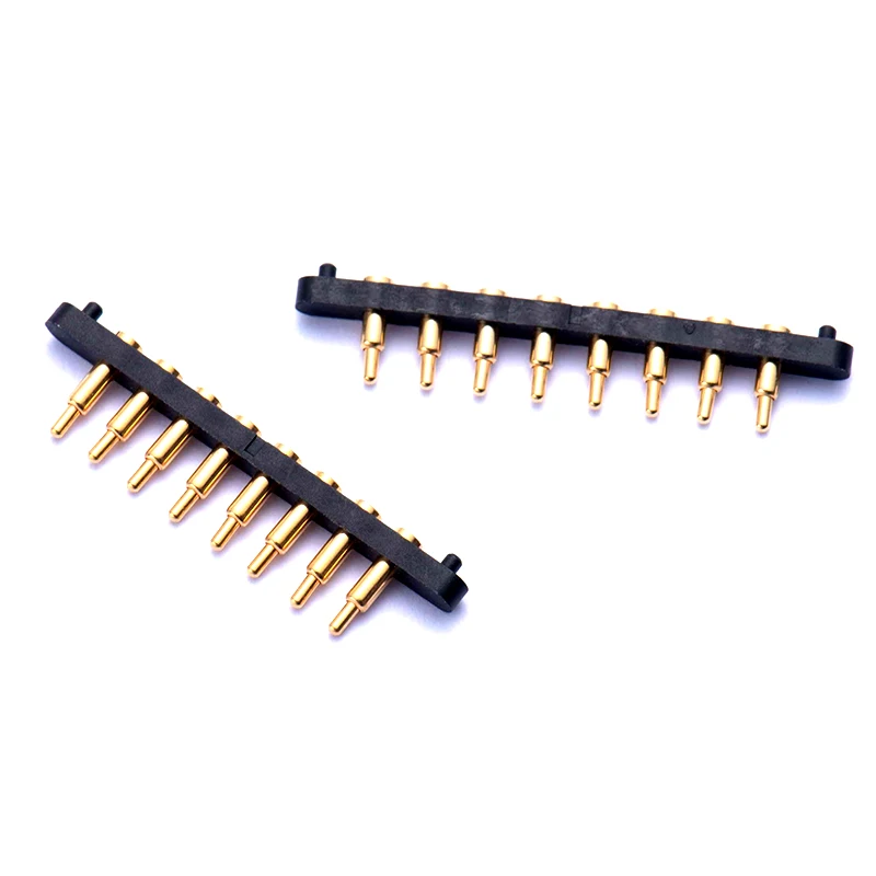 Прямая игла 8 pin pogo pin зарядный разъем штекер гнездовой комплект