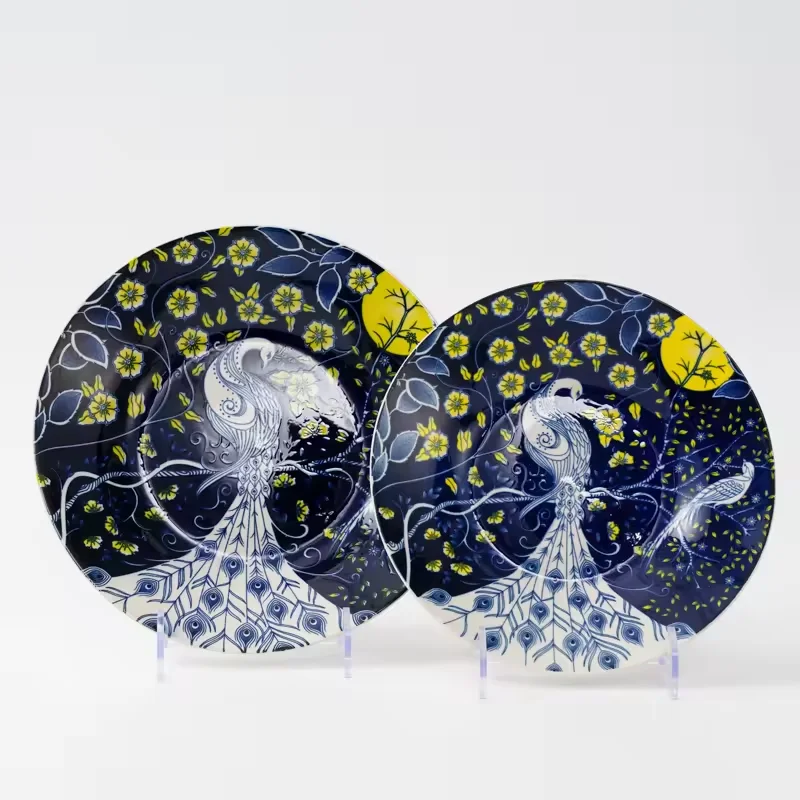 18 pcsfactory wholesale high grande modern style design porcelain tableware dinner set