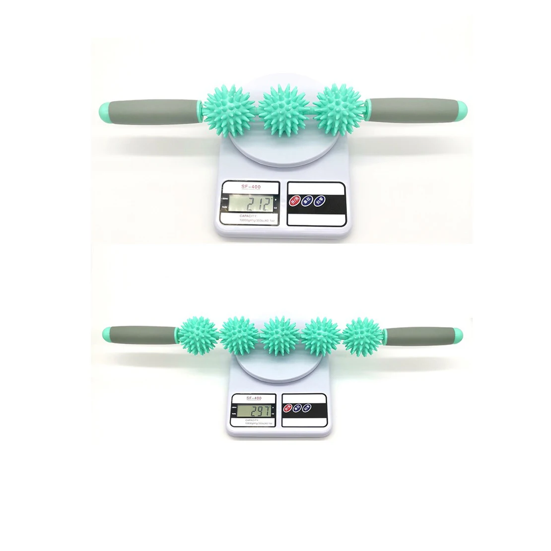 PVC eco friendly fitness Round bead foot muscle back roller massager stick manufacturer