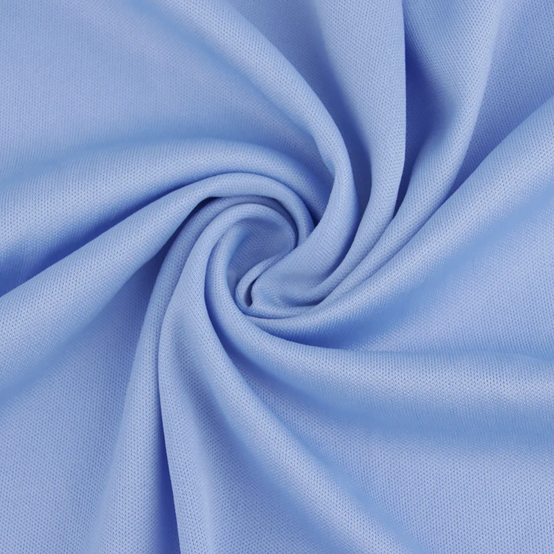 100% Polyester Interlock Fabric Eco Friendly T Shirt Clothing 100% RPET Fabric 150gsm Stretchy Repreve Recycle Polyester