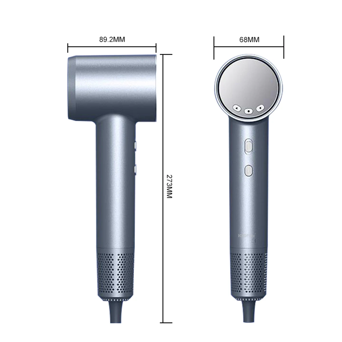 High Speed Brushless Motor Negative Ion Low Noise HD Large Screen Induction Zone Multi Mode NTC Intelligent Hair Dryer