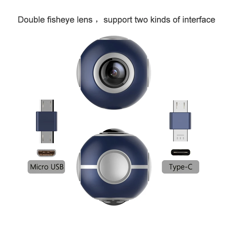 
HD Fisheyes IP 720 Degree VR Panorama Wifi Camera fisheye camera Panoramic camera 