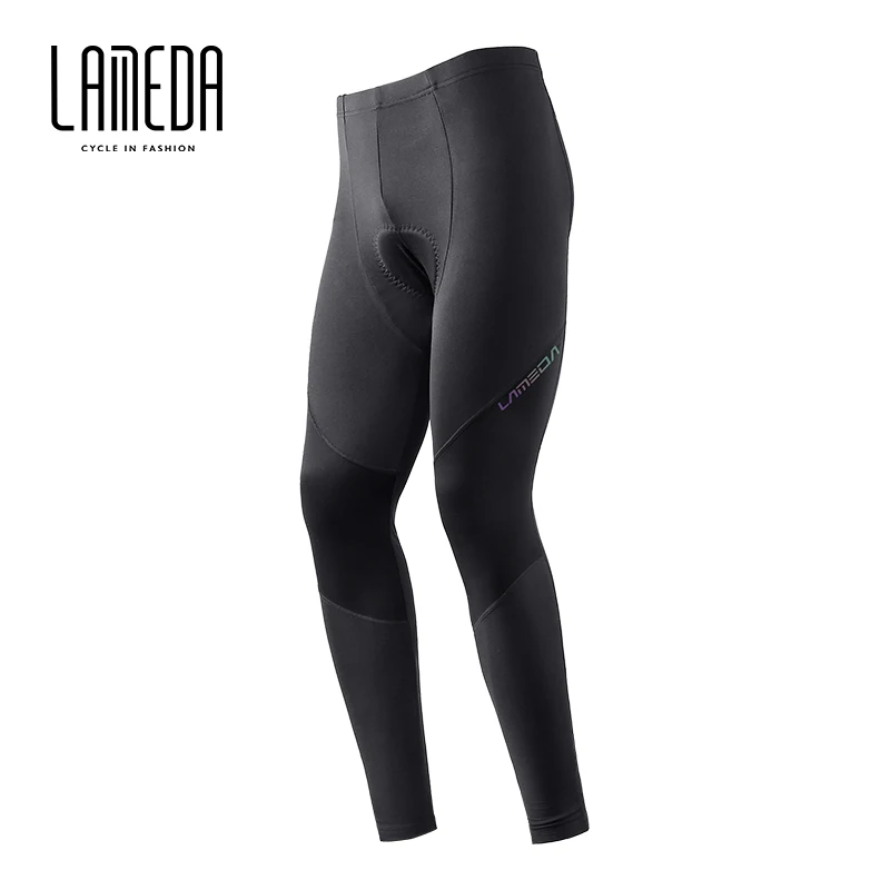 LAMEDA пользовательский открытый горный велосипед ветрозащитные длинные велосипедные брюки Черная Спортивная одежда гелевые подушечки велосипедная одежда для мужчин