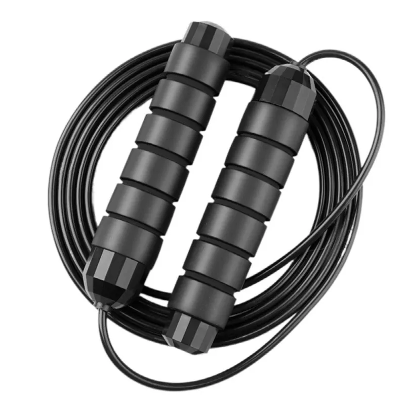 KUER Hot Selling Wholesale PVC Coated Steel Wire Jump Rope  for Fitness  Home Exercise Slim Body