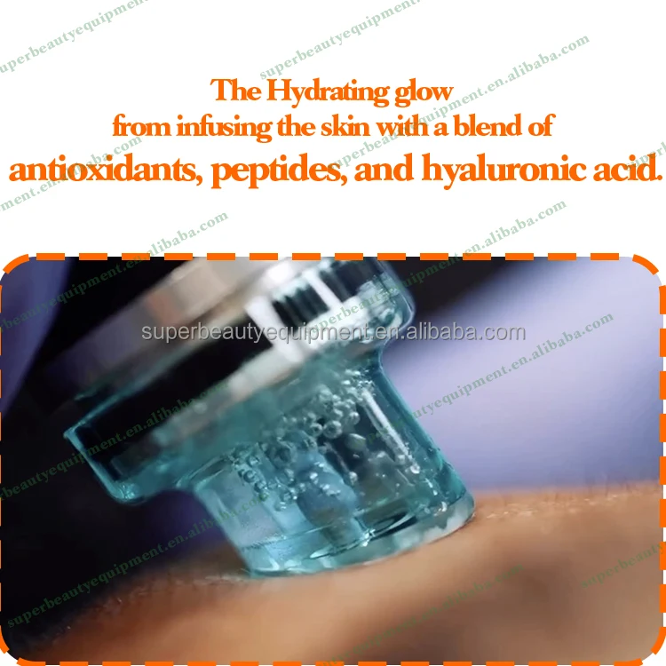 Hydra H2o2 Oxygen Facial Machine New Model Facial water Hydra Beauty Machine Skin Tightening Microdermabrasion Machine