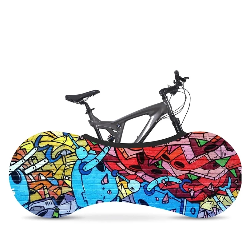 Wholesale Custom High-quality Indoor Outdoor Cycling Cover Elastic Bicycle Bike Wheel Cover
