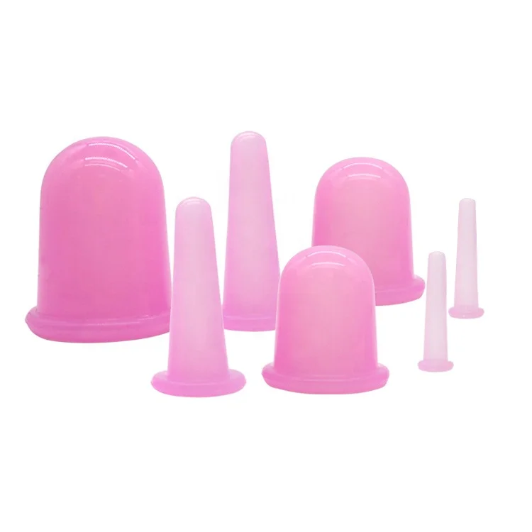 Reusable Health Care Silicone Body Massage Chinese Cupping Set Suction Cups Anti Cellulite Silicone Vacuum Therapy Massage Cups