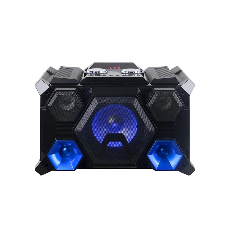
LINGE 8 inch*1 100W indoor Karaoke Sound Speaker Portable Loud Speaker With Mega bass and USB Card Reader home theater 
