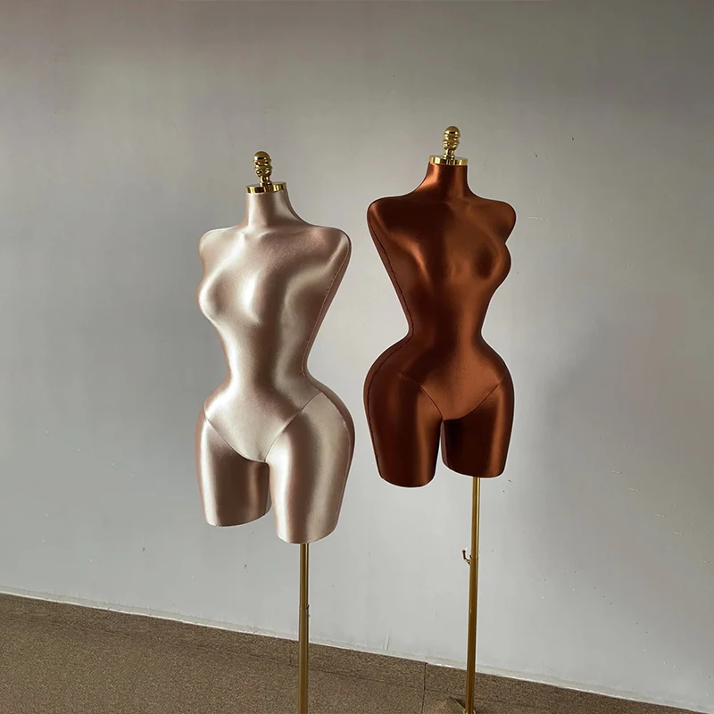 Fabric curvy female body Wedding dress plus size big bust ass manikin female torso mannequin