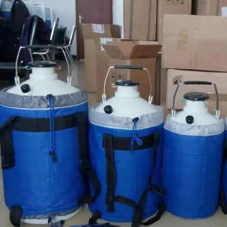 YDZ-50 Liquid nitrogen biological barrel Stainless steel liquid nitrogen tank Liquid nitrogen biological container
