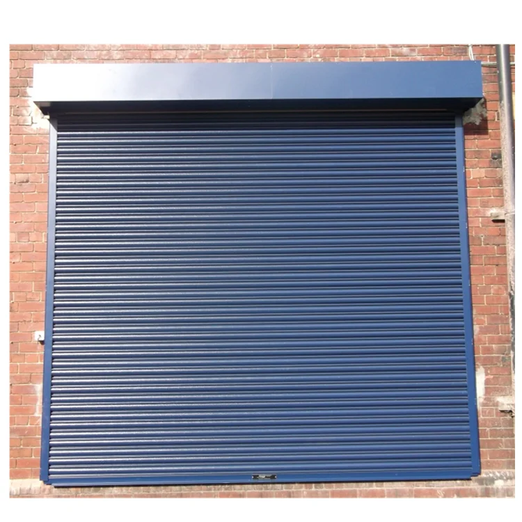 Automatic Commercial Metal Roll Up Door | Steel Roller Shutter Door With Wind Lock For Warehouse and Stores