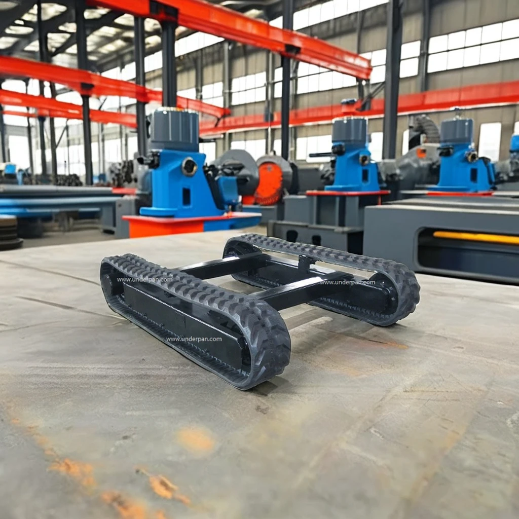 Custom Rubber Track Undercarriage for 1 Ton 2 Ton 3 Ton 4 Ton 5 Ton 6 Ton 7 Ton Crawler Crusher Drilling Rig Excavator Machinery