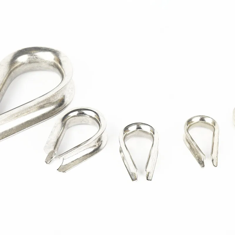Factory Standard Duty Wire Rope Thimble Stainless Steel Thimbles for