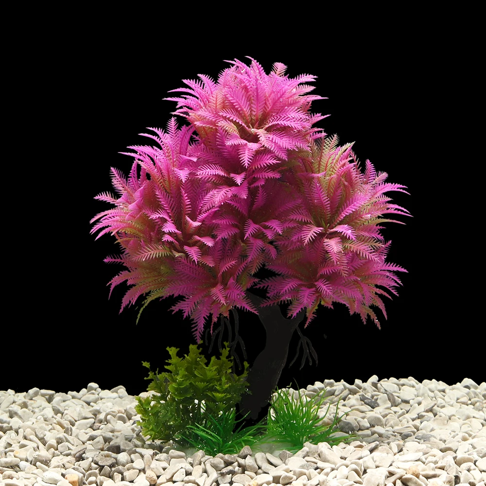 Accessories Aquatic Plants, 6colors Fish Tank Decorations, Aquarium Decor Plastic Plants 1