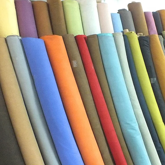 colorful microfiber suede leather material,  0.4mm-3.0mm more than 200 colors microfiber suede leather