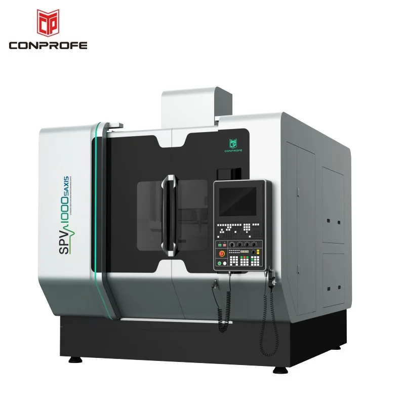 Conprofe SPV1000-5AXIS HSK-A100 фрезерный станок с ЧПУ 5-осевой ультразвуковой вертикальный обрабатывающий центр