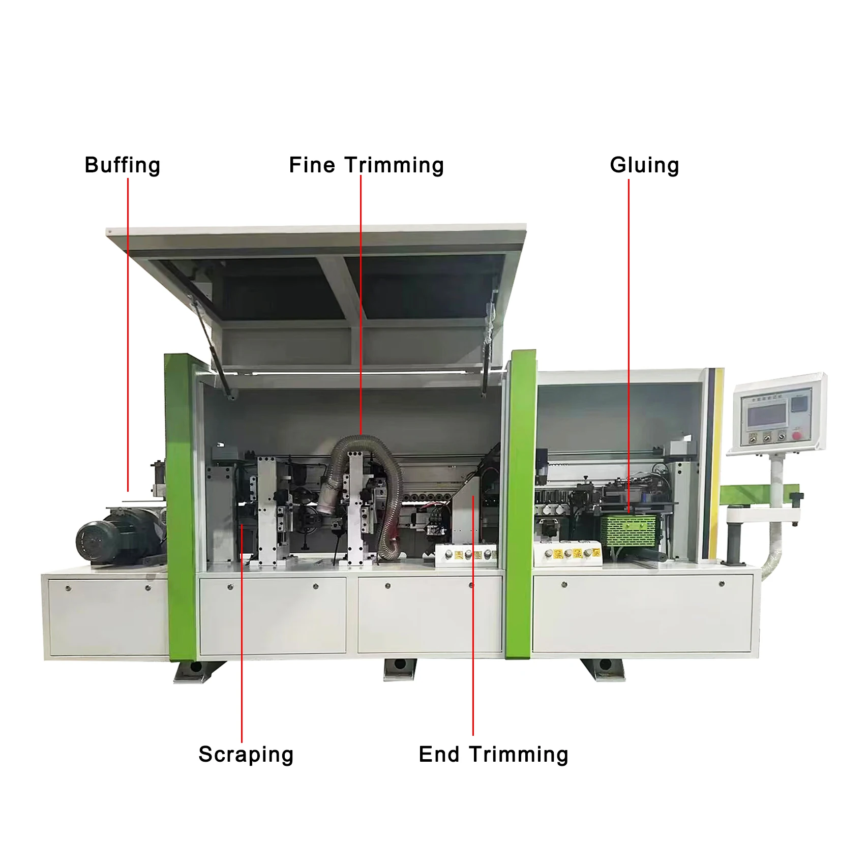 Factory Direct China Fully Automatic cnc Portable Wood Board Pre Milling Trimmer Furniture Edge Banding Machine For Woodworking