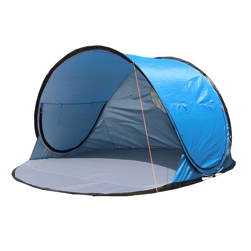 5-6 people free to set up 2 seconds quick beach sunshade tent, lovers park camping picnic leisure tent