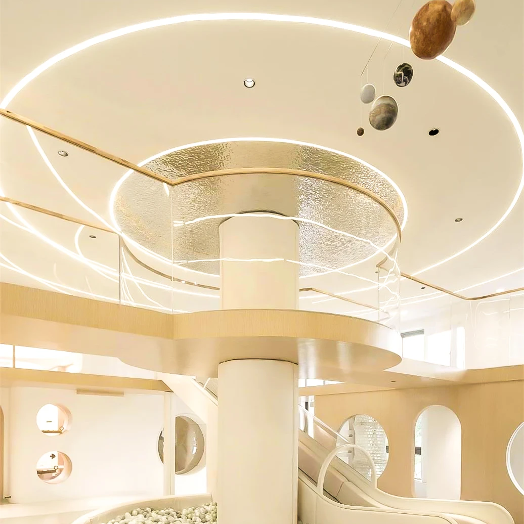 K5-4 Waterproof IP65 Neon Light Strip Silicone Cover Alu Channel Flexible Curve Bendable Drywall Plaster In Led Aluminum Profile