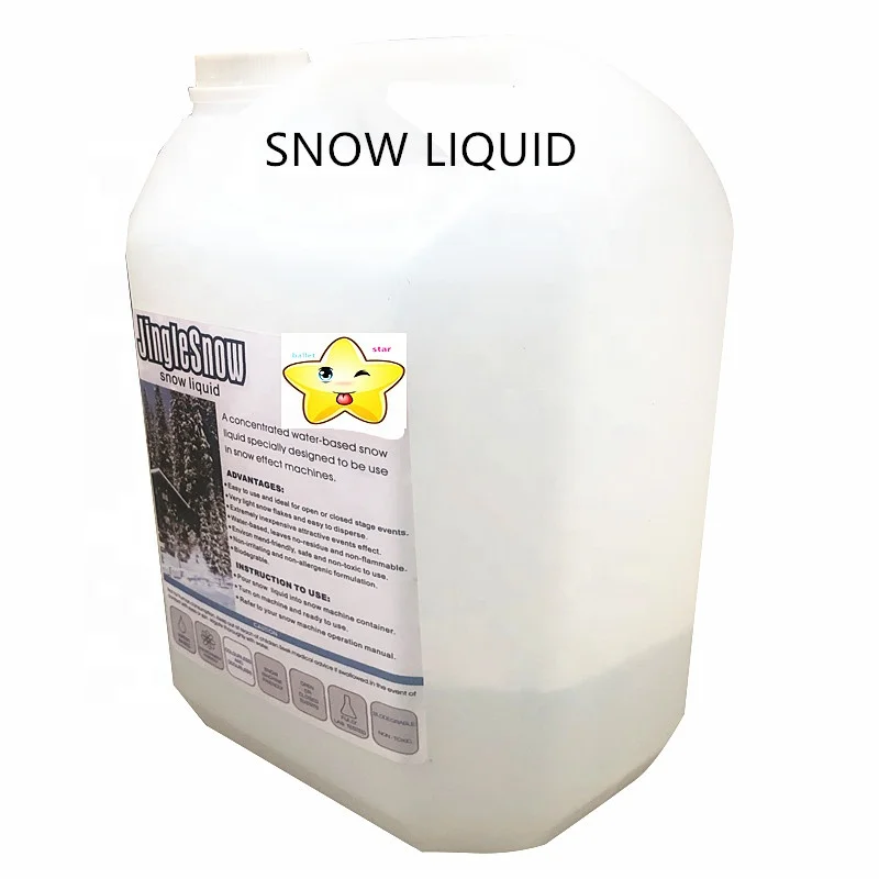 Smoke Snow Liquid Bubble wedding low lying snow foam liquid Christmas party Bar 1GAL