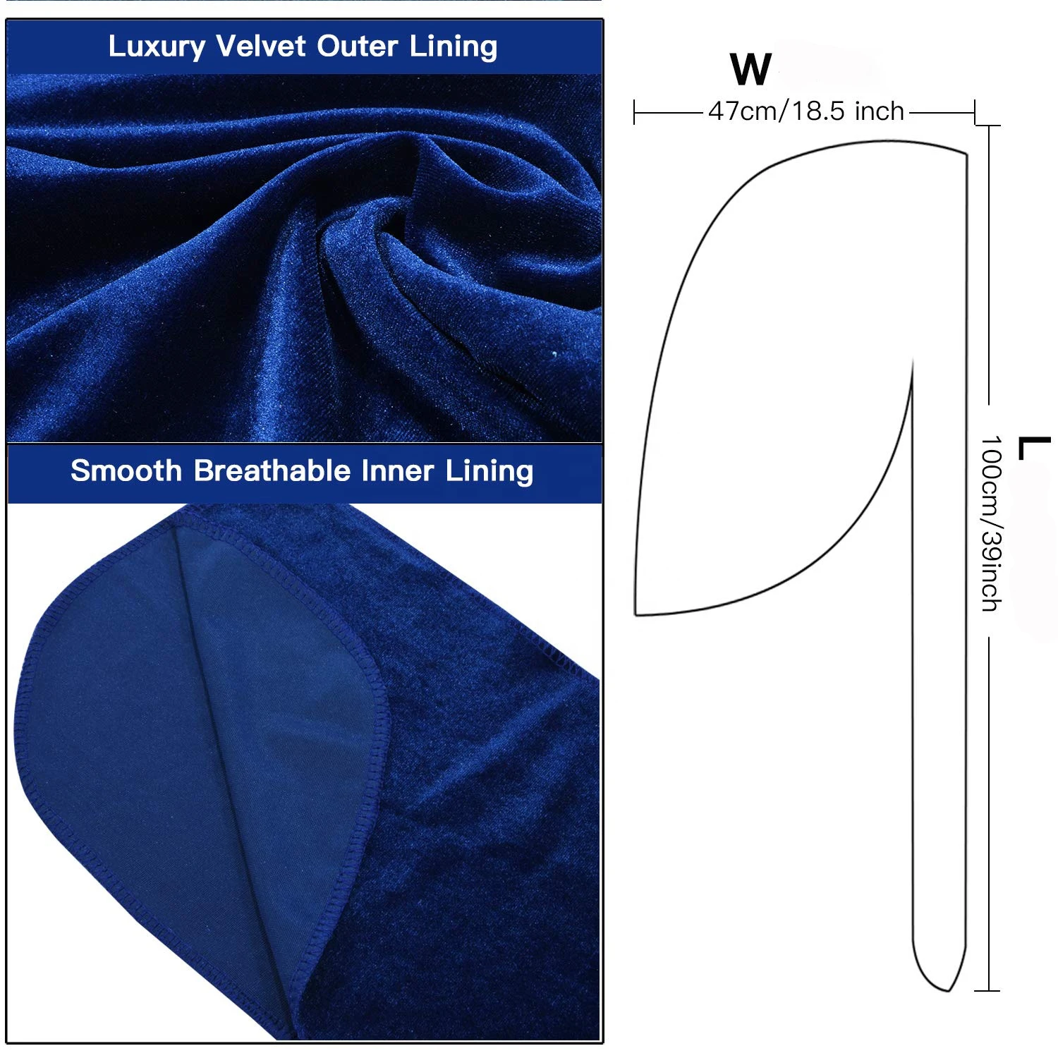 XM Designer Headbands And Bonnets Velvet Durags For Men Stretch Headwraps Crushed Waves Doo Rag