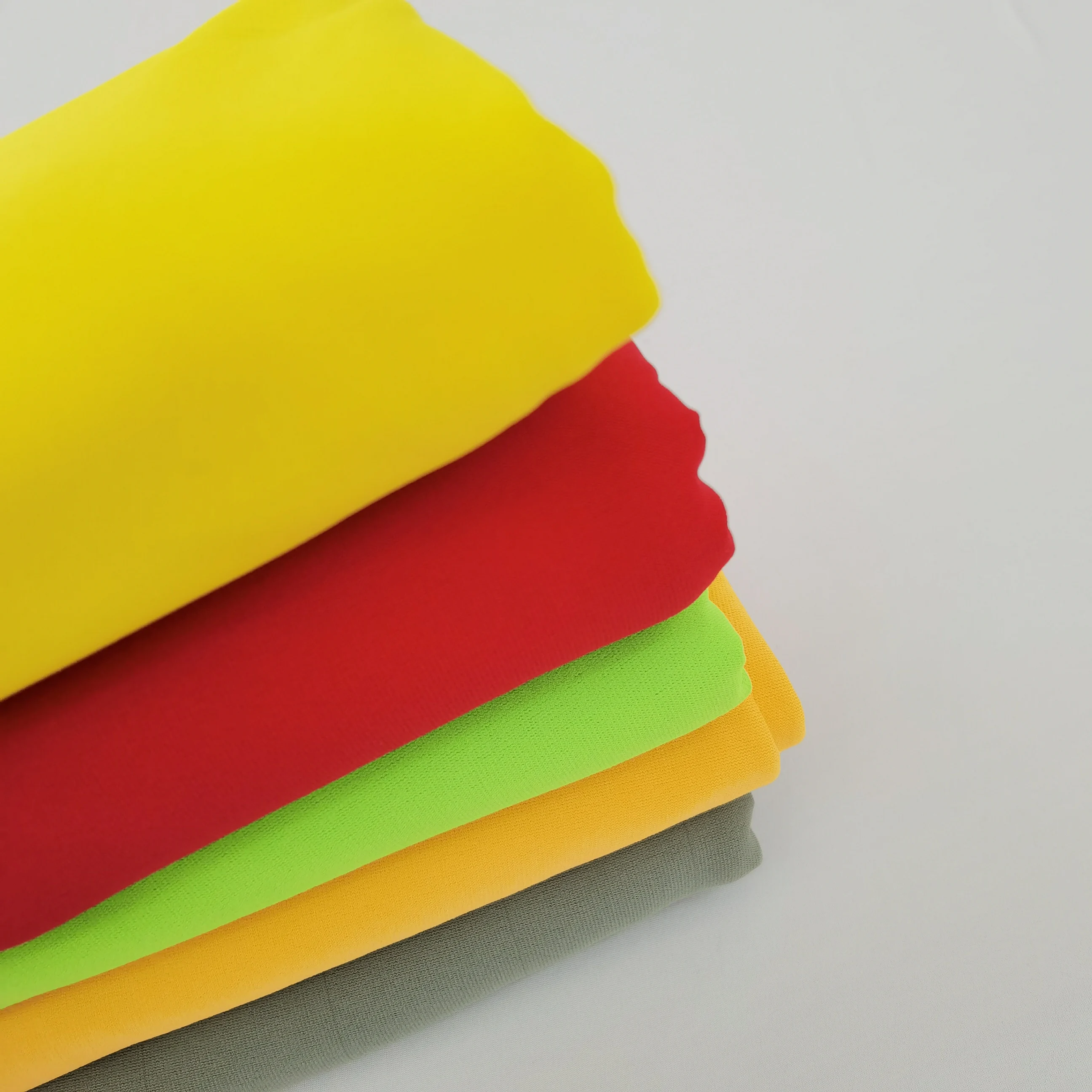 Wholesale 4-way stretch 100 polyester fabric for diving suits, bags and shoe materials