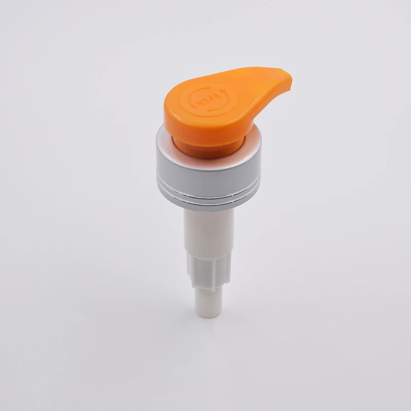 Free sample Customized 38410 big discharge rate screw lotion pump For Bottles 4CC Outer Spring dispenser pump