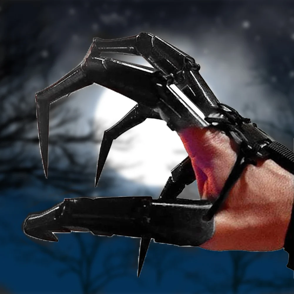 3D Printed Toy Flexible Hand Monsters Wolf Cat Paw Cosplay Dragon Nails Halloween Articulated Fingers